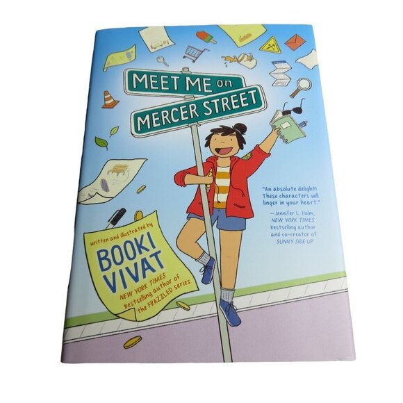 Meet Me on Mercer Street by Booki Vivat 2024 Hardcover Book Graphic Novel NEW - Picture 1 of 3